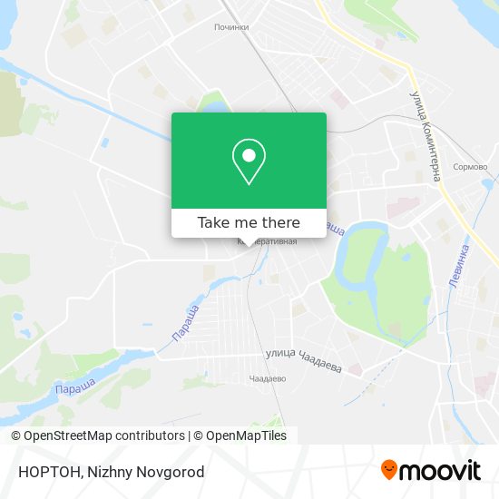НОРТОН map