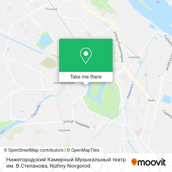 Нижегородский Камерный Музыкальный театр им. В.Степанова map