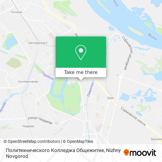 Политехнического Колледжа Общежитие map