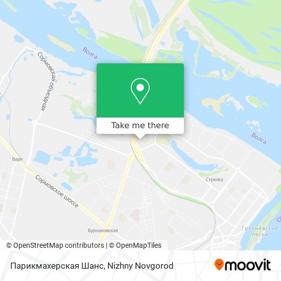 Парикмахерская Шанс map