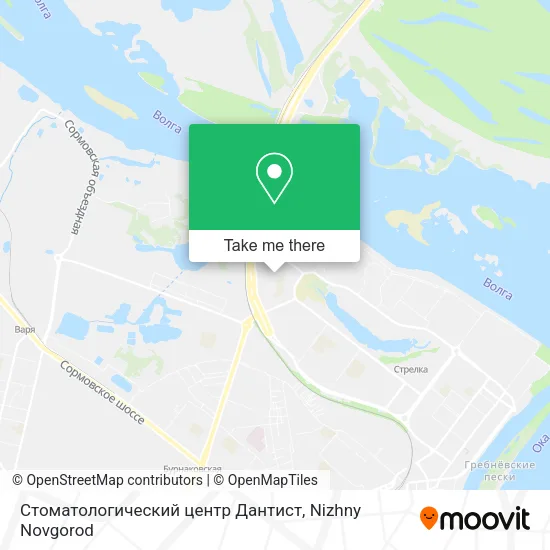 Стоматологический центр Дантист map