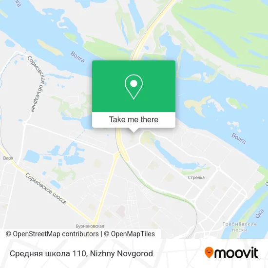 Средняя школа 110 map