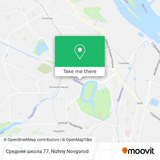 Средняя школа 77 map