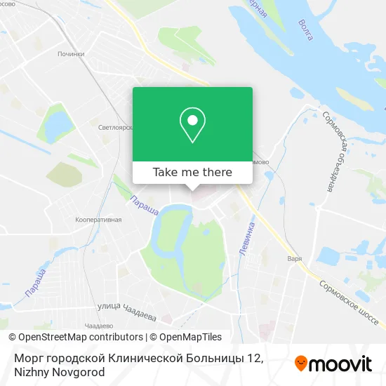 Морг городской Клинической Больницы 12 map