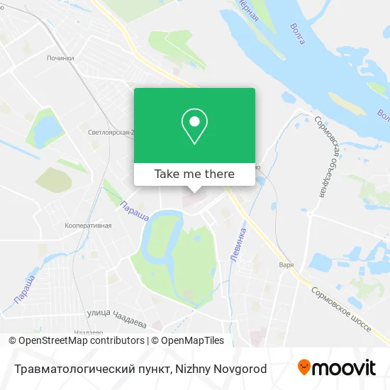 Травматологический пункт map