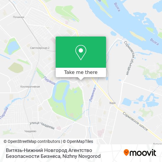 Витязь-Нижний Новгород Агентство Безопасности Бизнеса map