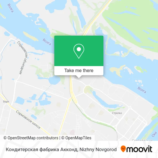 Кондитерская фабрика Акконд map