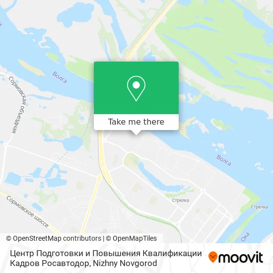 Центр Подготовки и Повышения Квалификации Кадров Росавтодор map