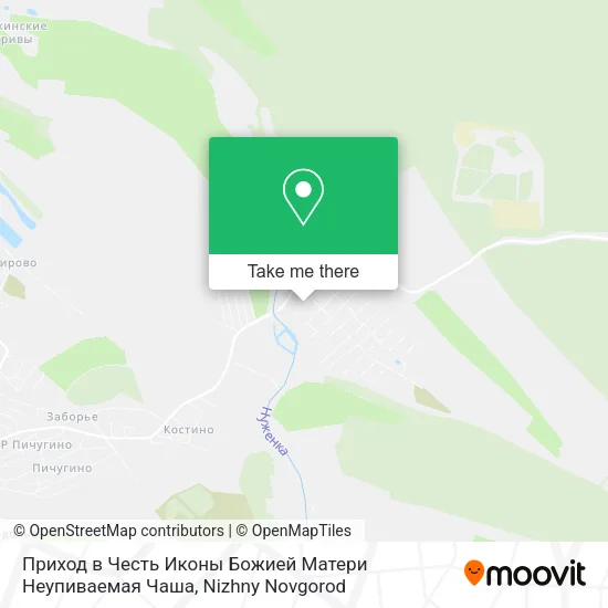 Приход в Честь Иконы Божией Матери Неупиваемая Чаша map