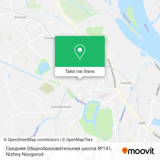 Средняя Общеобразовательная школа №141 map
