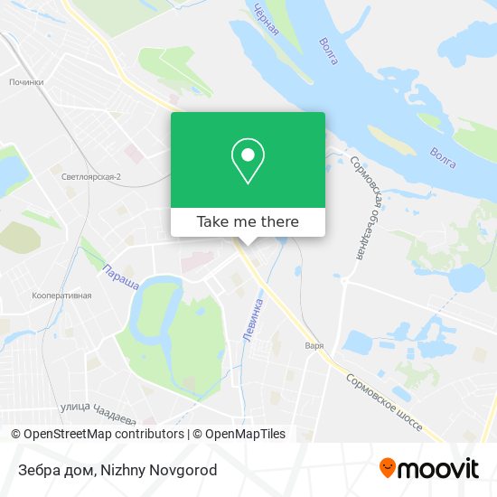 Зебра дом map
