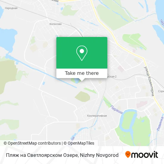 Пляж на Светлоярском Озере map