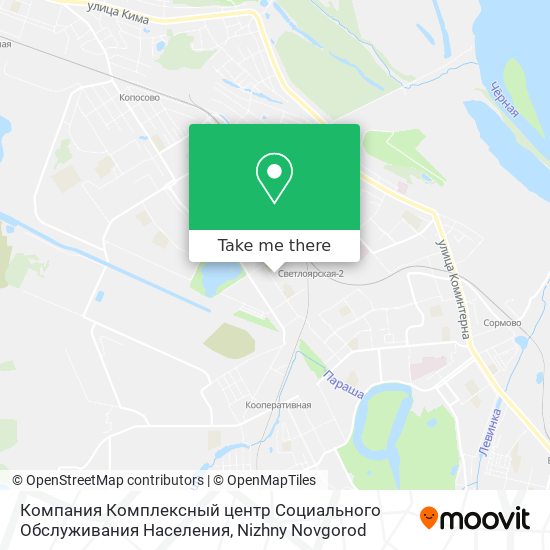 Компания Комплексный центр Социального Обслуживания Населения map