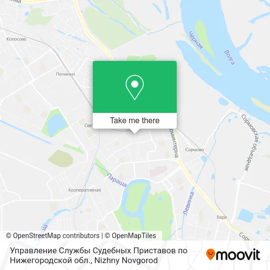 Управление Службы Судебных Приставов по Нижегородской обл. map