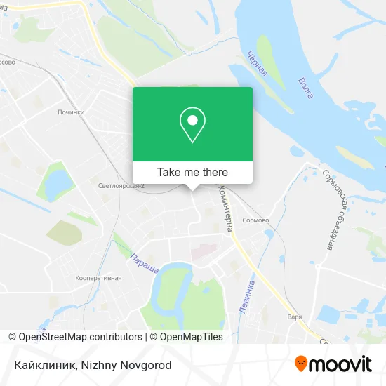 Кайклиник map