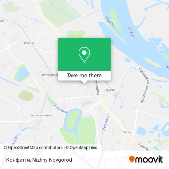 Конфетти map