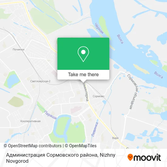 Администрация Сормовского района map