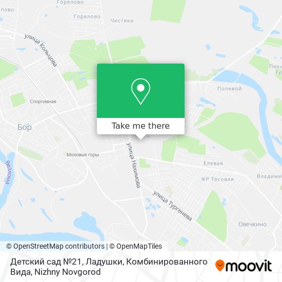 Детский сад №21, Ладушки, Комбинированного Вида map