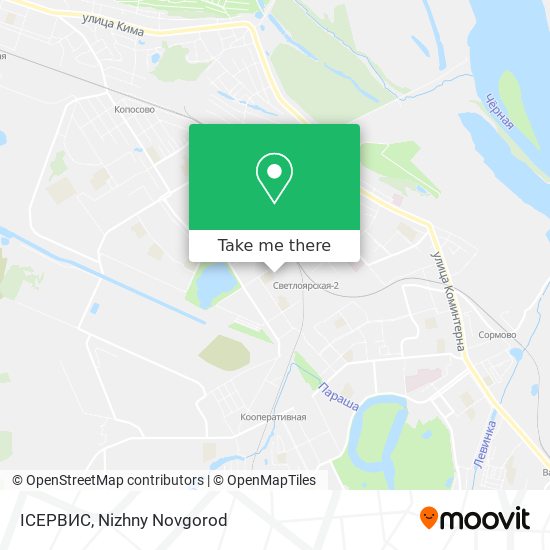 IСЕРВИС map
