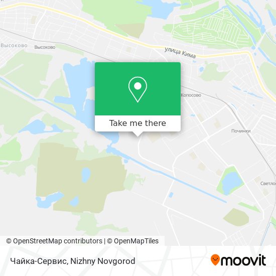 Чайка-Сервис map