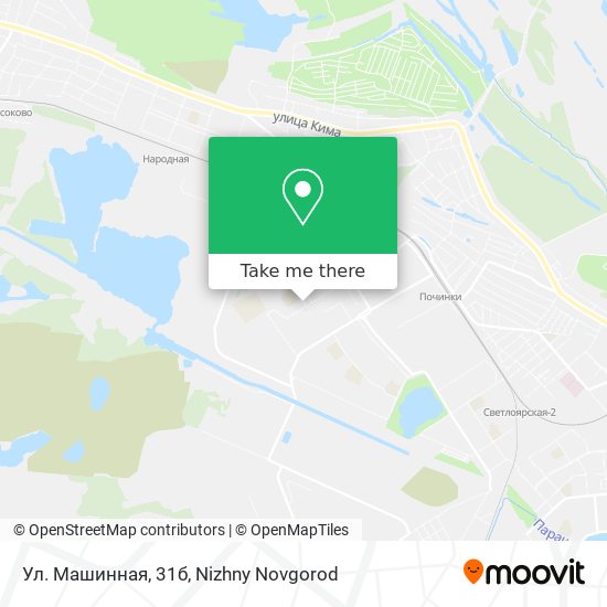 Ул. Машинная, 31б map