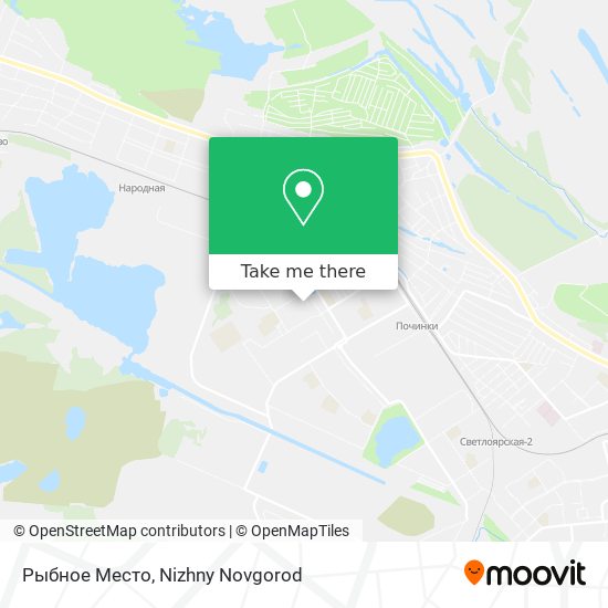 Рыбное Место map