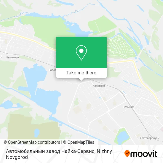 Автомобильный завод Чайка-Сервис map