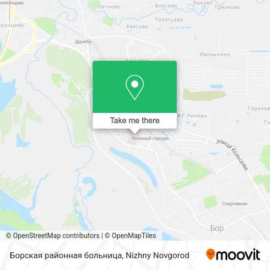 Борская районная больница map