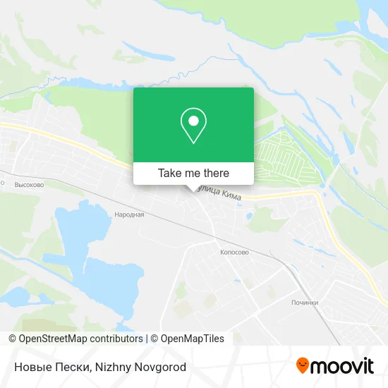 Новые Пески map