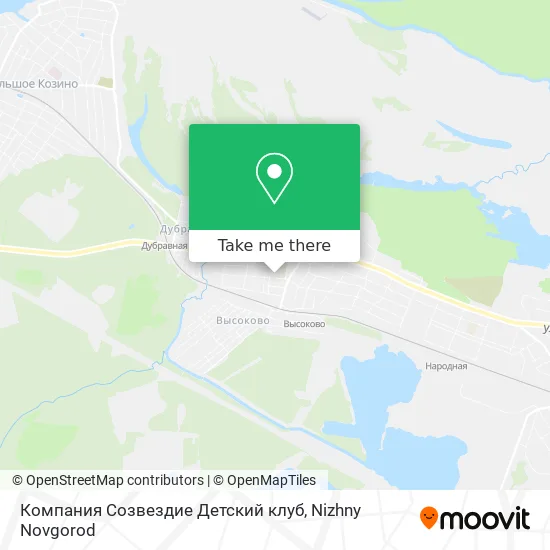 Компания Созвездие Детский клуб map