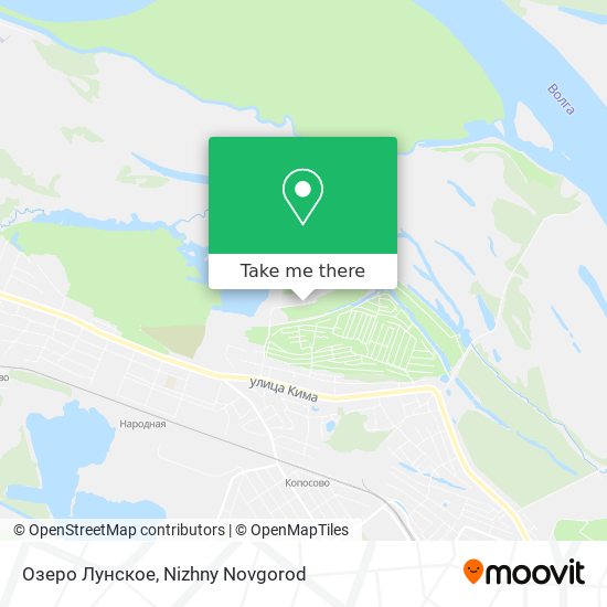 Озеро Лунское map