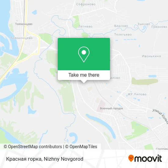 Красная горка map