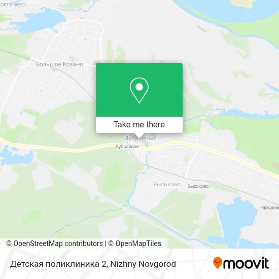 Детская поликлиника 2 map