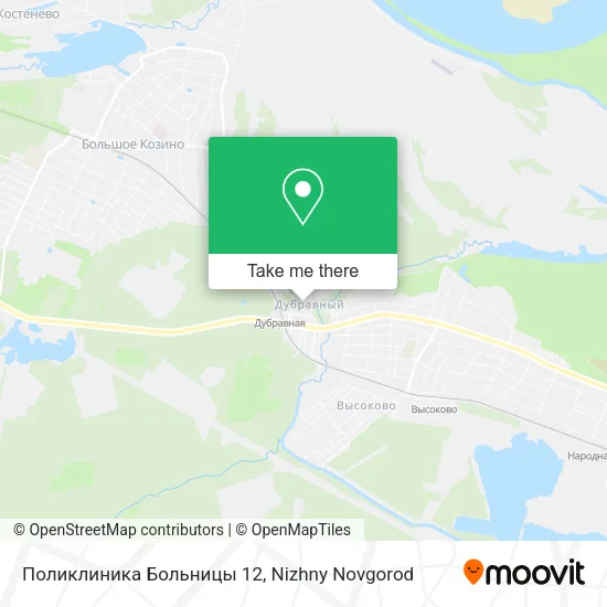 Поликлиника Больницы 12 map