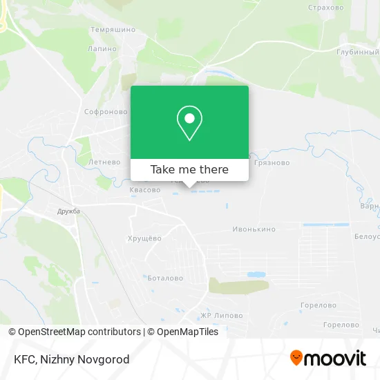 KFC map