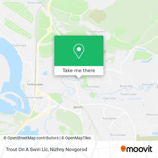 Trout On A Swiri Llc map