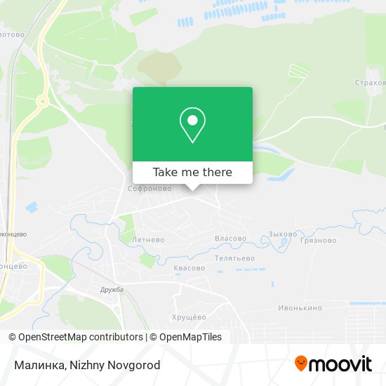 Малинка map