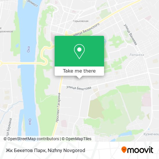 Жк Бекетов Парк map