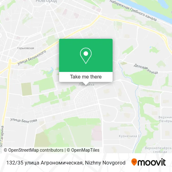 132/35 улица Агрономическая map