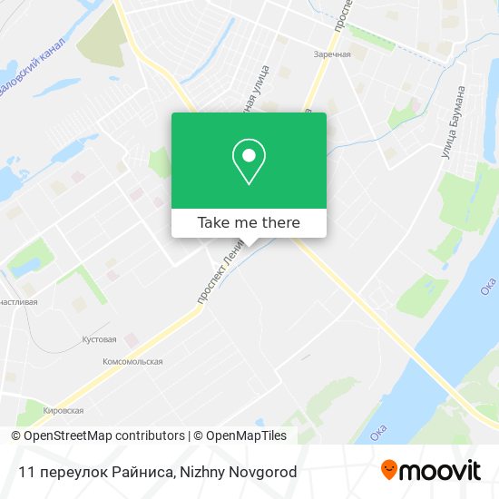 11 переулок Райниса map