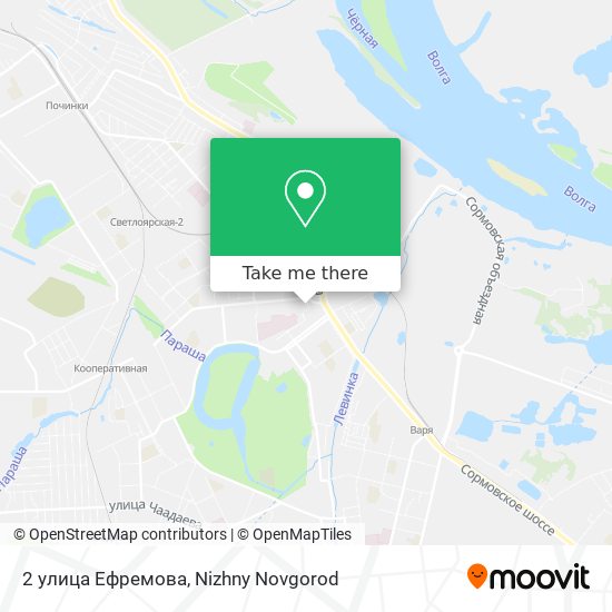 2 улица Ефремова map