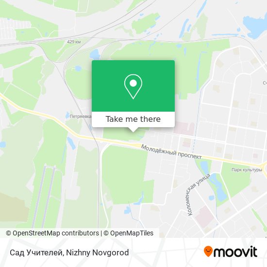 Сад Учителей map