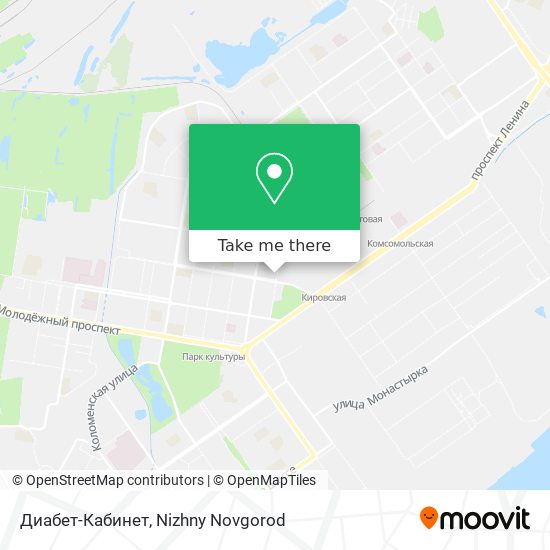 Диабет-Кабинет map