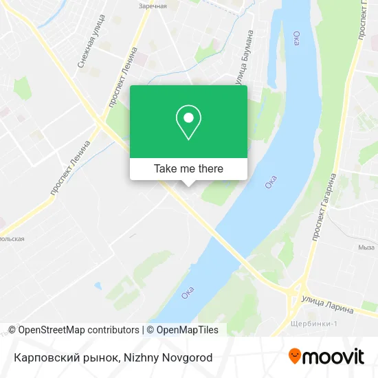 Карповский рынок map