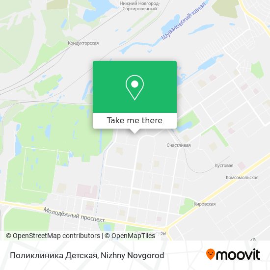 Поликлиника Детская map