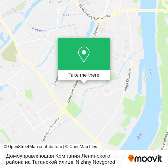 Домоуправляющая Компания Ленинского района на Таганской Улице map