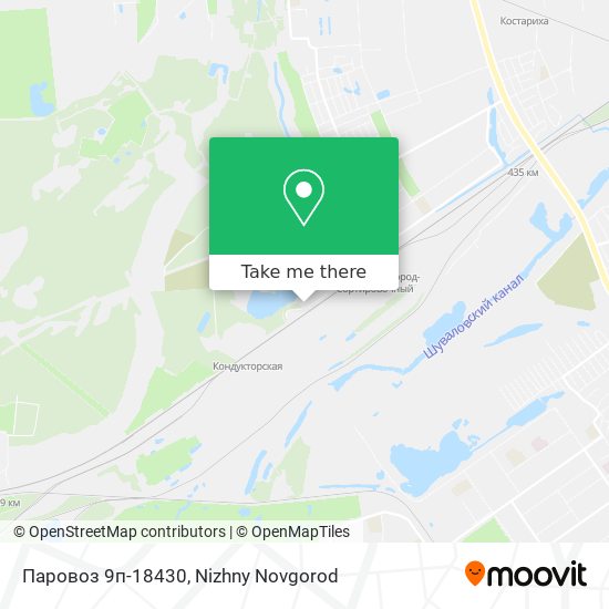 Паровоз 9п-18430 map