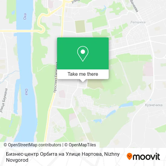 Бизнес-центр Орбита на Улице Нартова map
