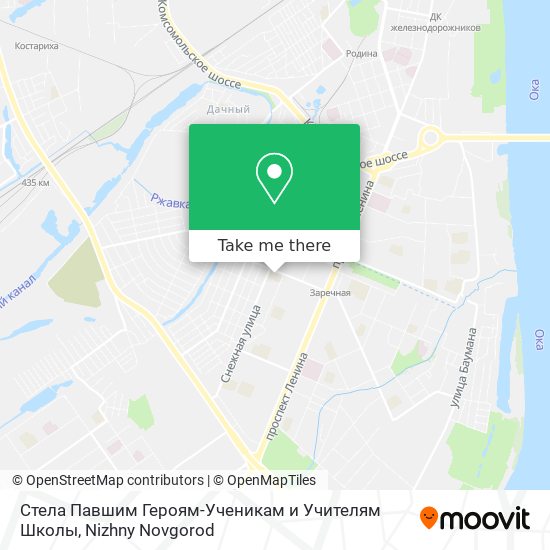 Стела Павшим Героям-Ученикам и Учителям Школы map