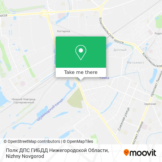 Полк ДПС ГИБДД Нижегородской Области map